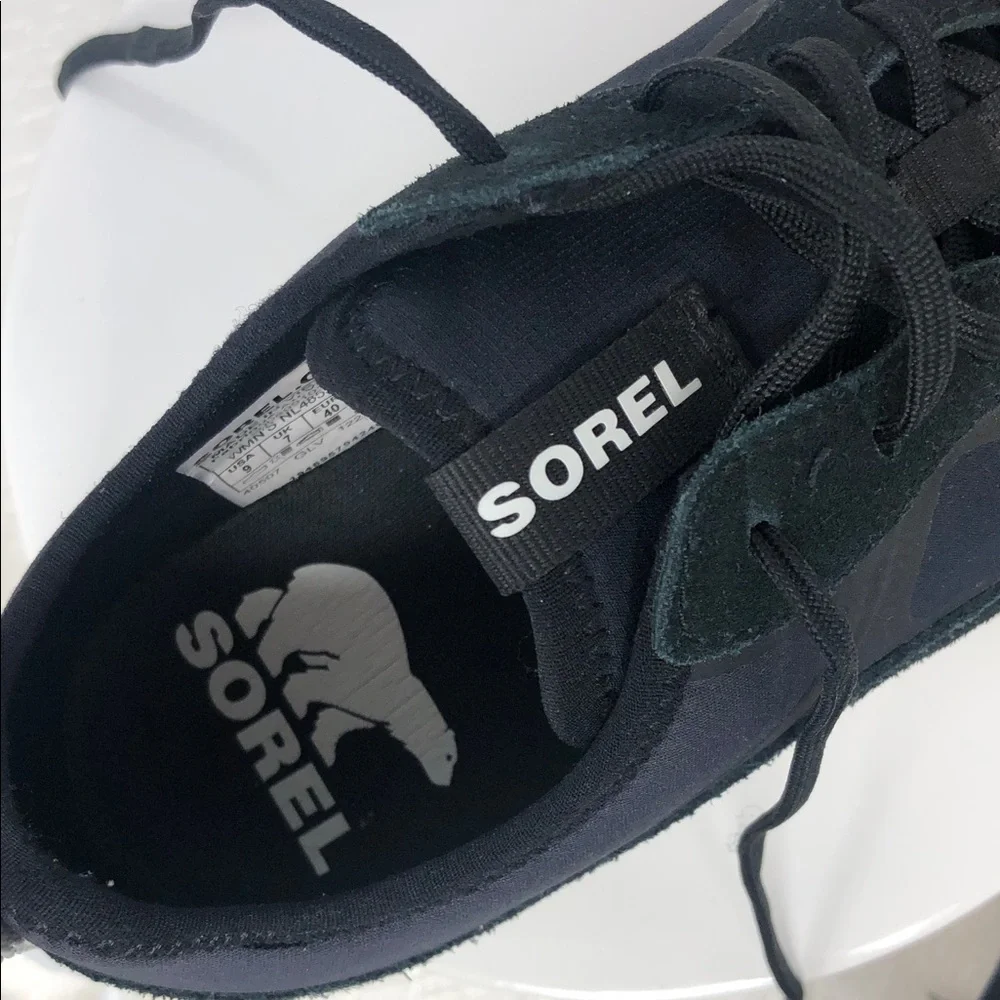Sorel Ona 503 Sneakers Everyday Waterproof Low Top Black and Chalk Size 9 - Picture 11 of 13